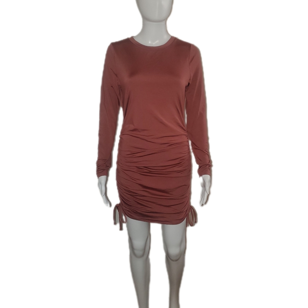 Ruched Bodycon Long Dress